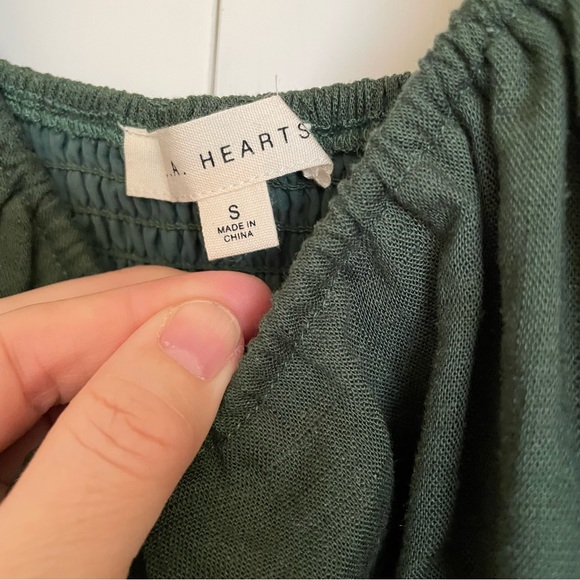 Women’s tie front linen mini dress - Picture 10 of 10